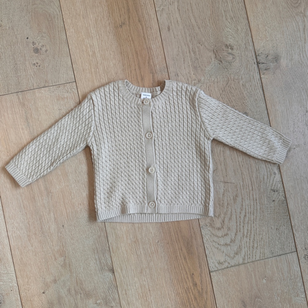 Nordstrom Kids Tan Knit Cardigan